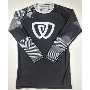 Phalanx Shirt XL Black Rash Guard Compression Long Sleeve Jiu Jitsu MMA